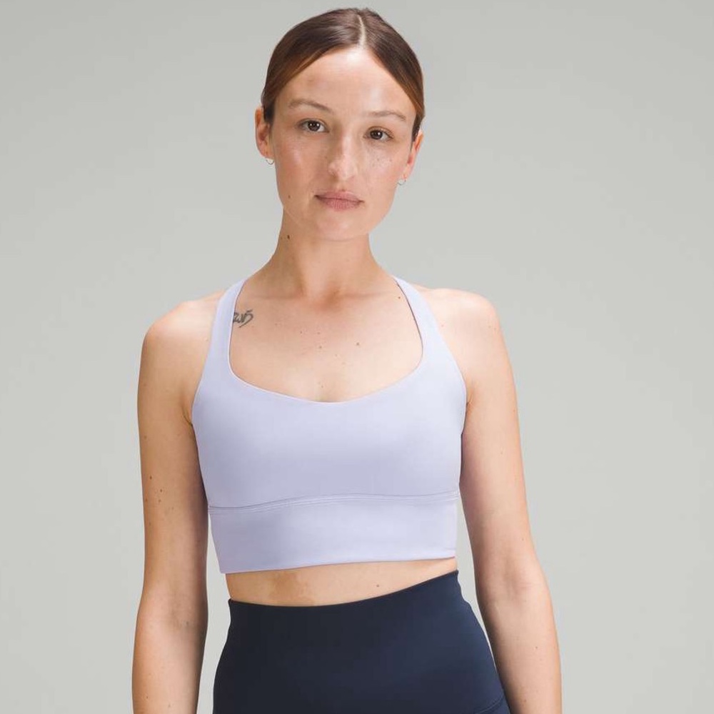 Lululemon Wild longline bra Lilac Smoke (6)